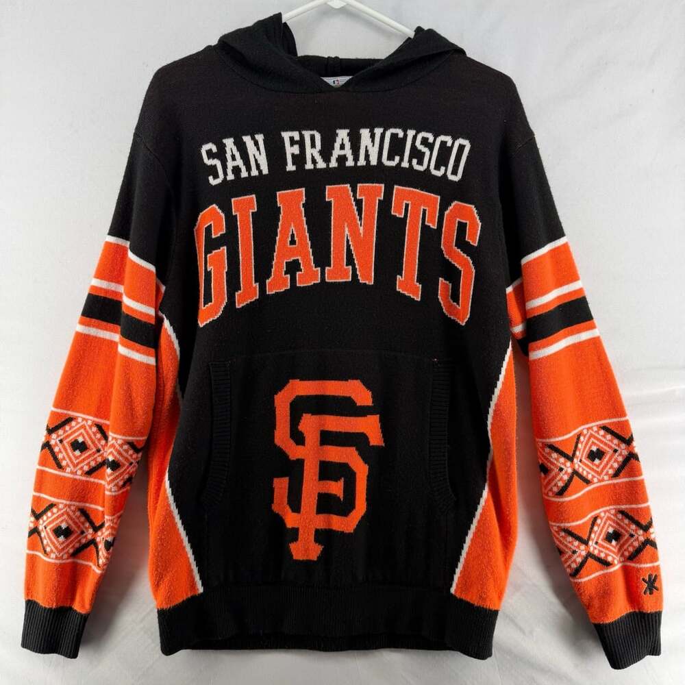 0324 San Francisco Giants MLB Knit Pullover Hoodie Sweater